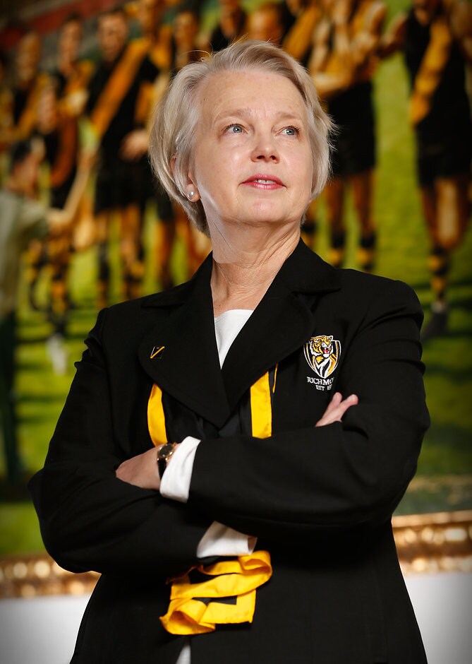 AFL 2015 Portraits - Peggy O'Neal Peggy O'Neal is prepared to stand up for all things Richmond - ${keywords}